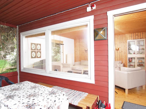 Schweden - Smaland: Ferienhaus am Meer - Haus "Oskarshamn" - Terrasse